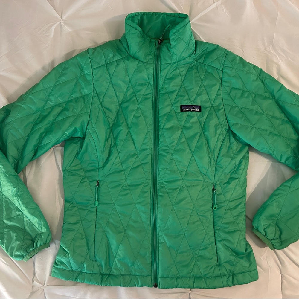Women’s Patagonia Nano Puff quilted Primaloft lined lightweight Jacket EUC